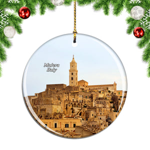 Italy Matera Christmas Ornament