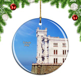 Italy Miramare Castle Trieste Christmas Ornament