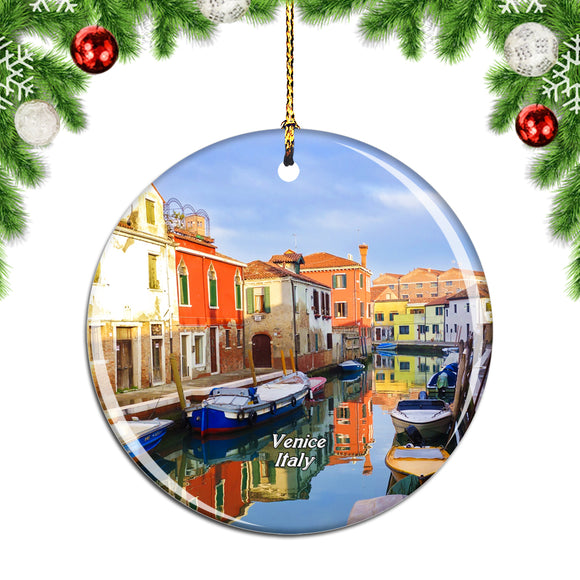 Italy Murano Venice Christmas Ornament