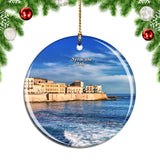 Italy Ortigia Syracuse Sicily Christmas Ornament