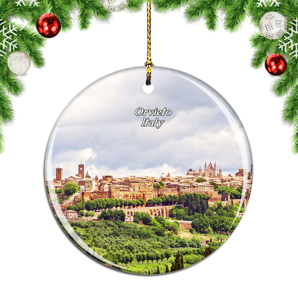 Italy Orvieto Christmas Ornament