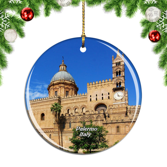 Italy Palermo Sicily Christmas Ornament