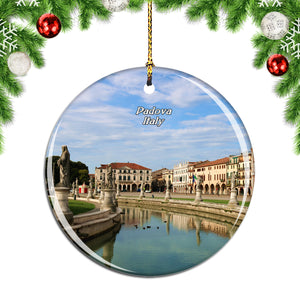 Italy Prato della Valle Padova Christmas Ornament