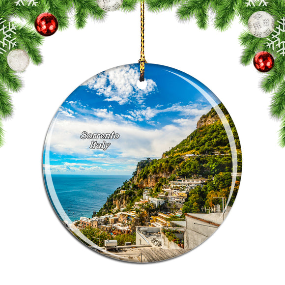 Italy Punta del Capo Sorrento Christmas Ornament