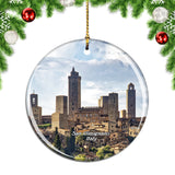 Italy San Gimignano Christmas Ornament