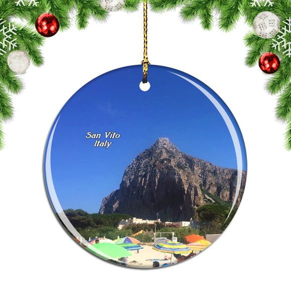 Italy San Vito lo Capo Christmas Ornament