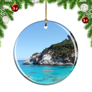 Italy Sardinia Christmas Ornament