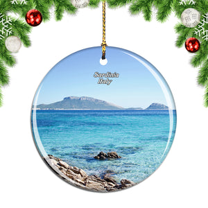 Italy Sardinia Christmas Ornament