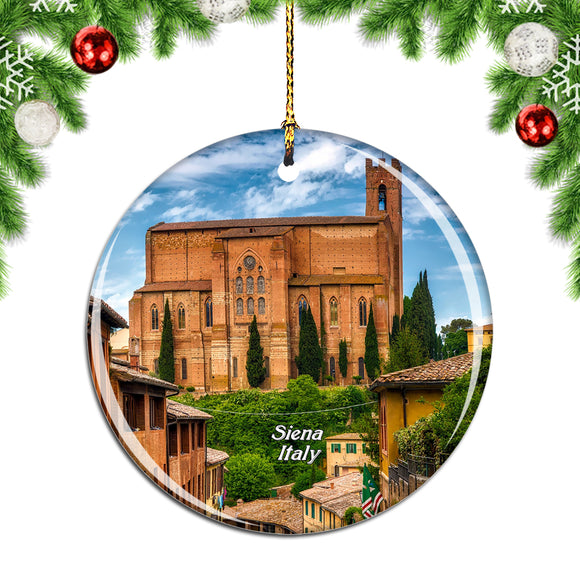 Italy Siena Christmas Ornament