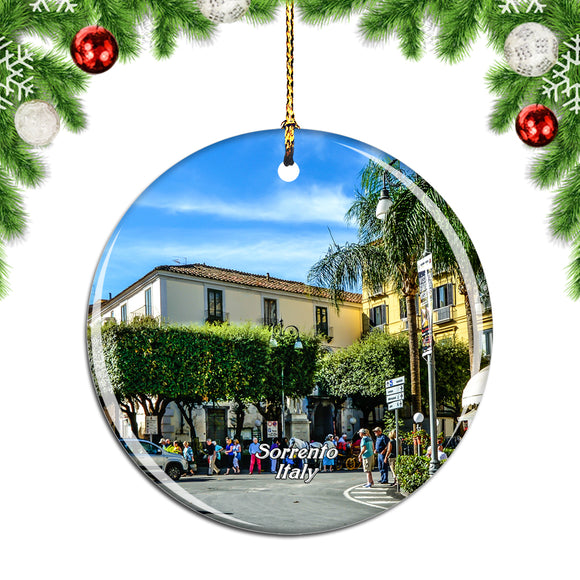 Italy Sorrento Square¸±±¾.png Christmas Ornament