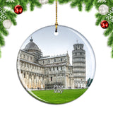 Italy Square of Miracles Pisa Christmas Ornament