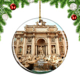 Italy Trevi Fountain Rome Christmas Ornament