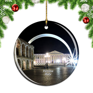 Italy Verona Arena Christmas Ornament