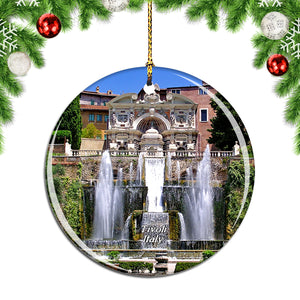 Italy Villa d'Este Tivoli Christmas Ornament