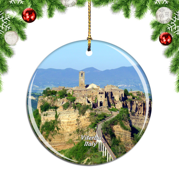 Italy Viterbo Christmas Ornament