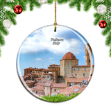 Italy Volterra Christmas Ornament