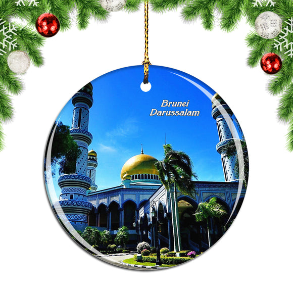 Jame Asr Hassanal Bolkiah Mosque Bandar Seri Begawan Brunei Christmas Ornament