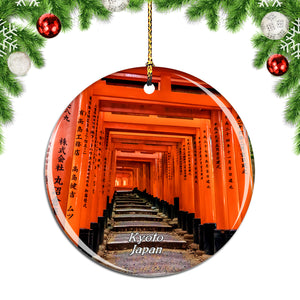 Japan Fushimi Inari-taisha Shrine Kyoto Christmas Ornament