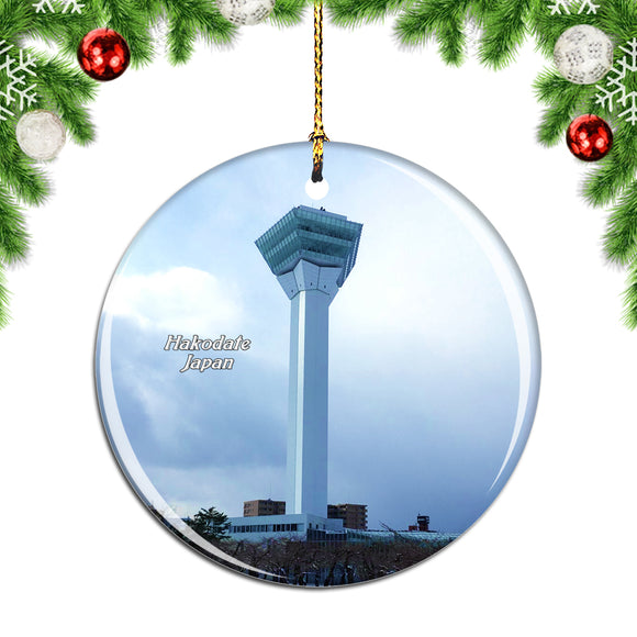 Japan Goryokaku Tower Hakodate Christmas Ornament