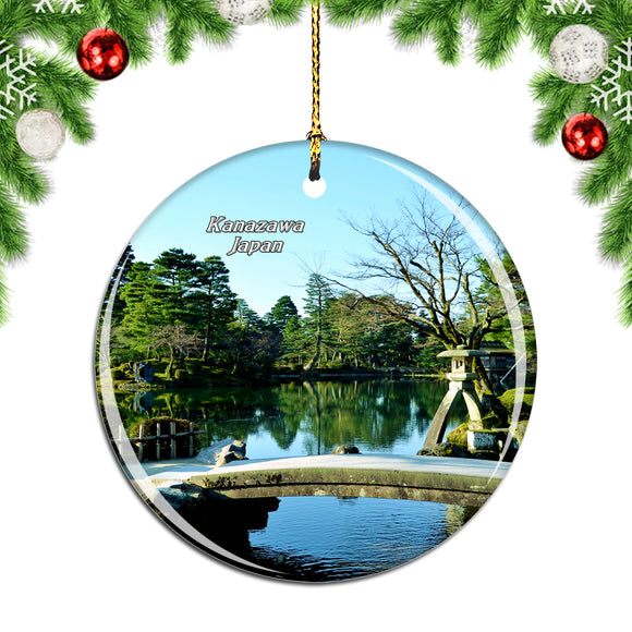 Japan Kenrokuen Garden Kanazawa Christmas Ornament