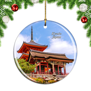 Japan Kiyomizu-dera Temple Kyoto Christmas Ornament