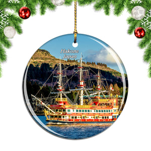 Japan Lake Ashi Hakone Christmas Ornament