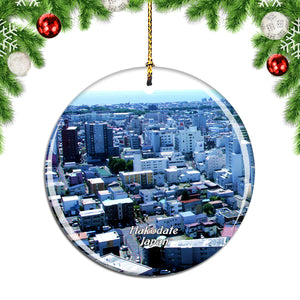 Japan Mount Hakodate Christmas Ornament