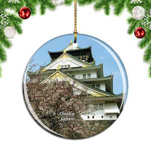 Japan Osaka Castle Christmas Ornament