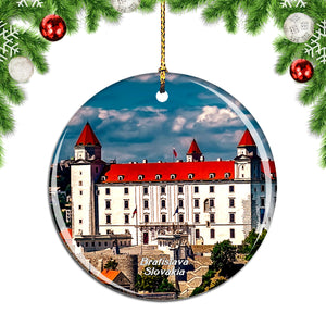 Bratislava Castle Slovakia Christmas Ornament