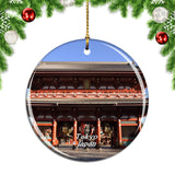 Japan Sensoji Temple Tokyo Christmas Ornament