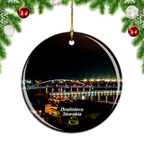 Bridge Bratislava Slovakia Christmas Ornament