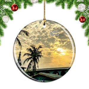 Lagos Nigeria Christmas Ornament