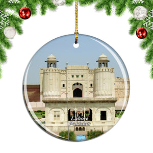 Lahore Fort Pakistan Christmas Ornament