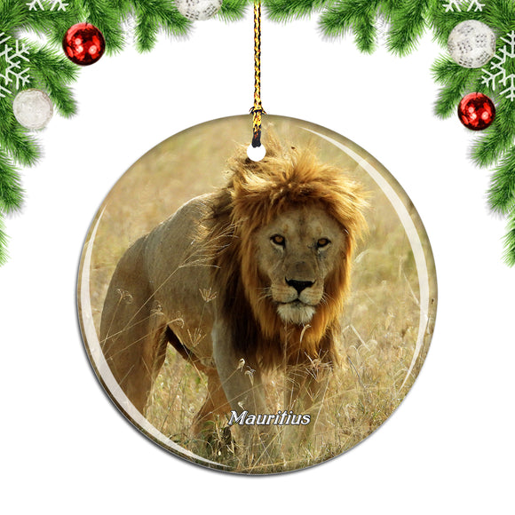 Lion Mauritius Christmas Ornament