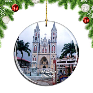 Malabo Guinea Christmas Ornament