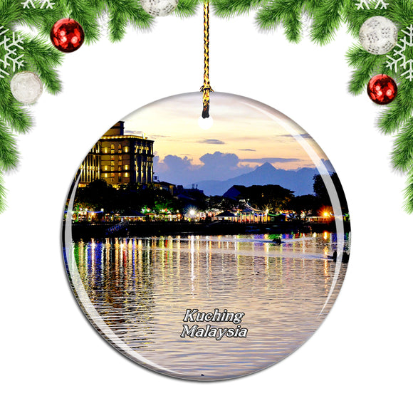 Malaysia Kuching Christmas Ornament