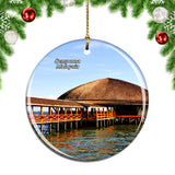 Malaysia Mabul Island Semporna Christmas Ornament