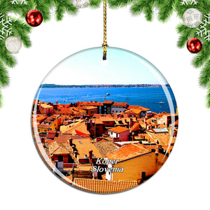 Koper Slovenia Christmas Ornament