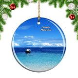 Malaysia Sipadan Island Tawau Sabah Christmas Ornament