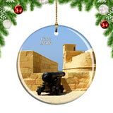 Malta The Citadel Gozo Christmas Ornament