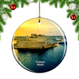 Malta Upper Barrakka Gardens Valletta Christmas Ornament