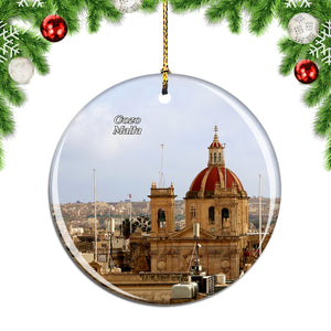 Malta Victoria Gozo Christmas Ornament