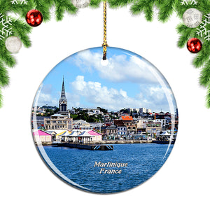 Martinique France Christmas Ornament