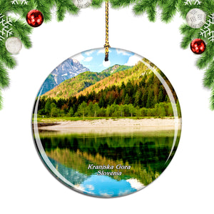 Lake Jasna Kranjska Gora Slovenia Christmas Ornament