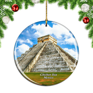 Mexico Chichen Itza Christmas Ornament