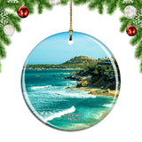 Mexico Chileno Beach Los Cabos Christmas Ornament