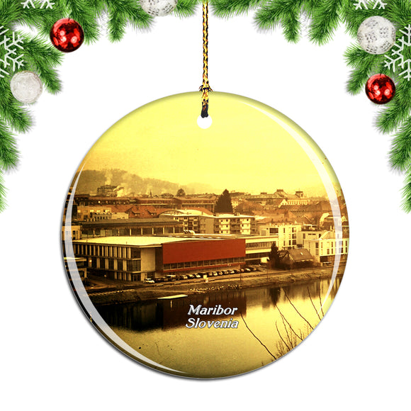 Maribor Slovenia Christmas Ornament