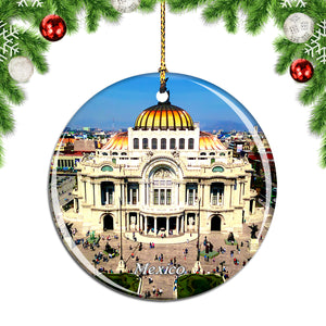 Mexico National Palace of Fine Arts of Mexico Christmas Ornament