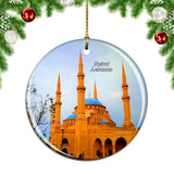 Mohammad Al-Amin Mosque Beirut Lebanon Christmas Ornament