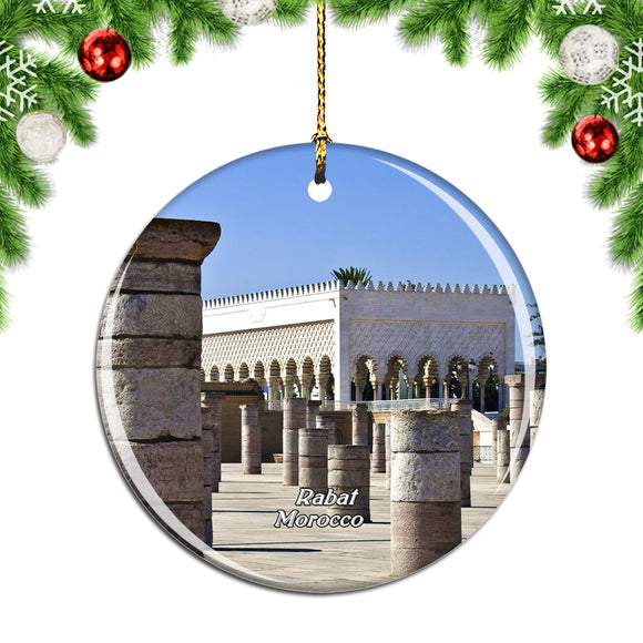 Morocco Mausoleum of Mohammad V Rabat Christmas Ornament